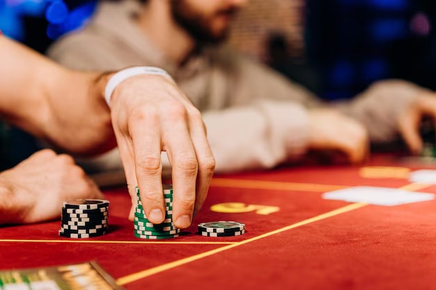 Live dealer blackjack table with multi-camera feed